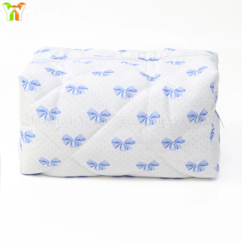 Quilted Puffer Makeup Bag