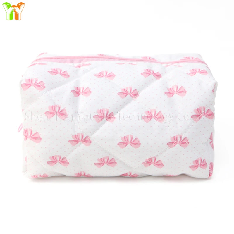 Quilted Puffer Makeup Bag