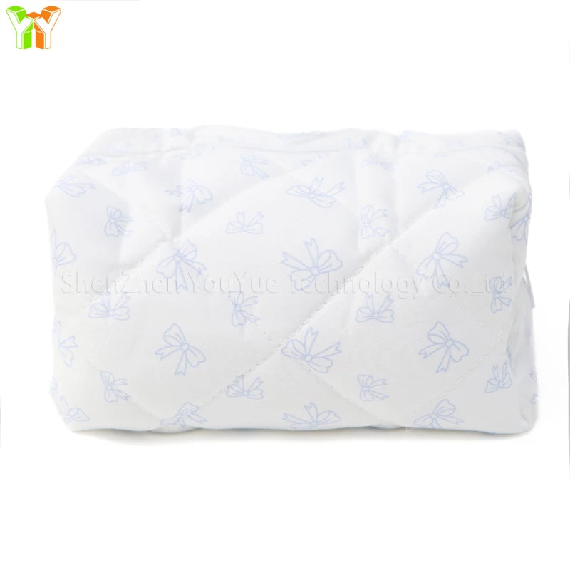 Quilted Puffer Makeup Bag
