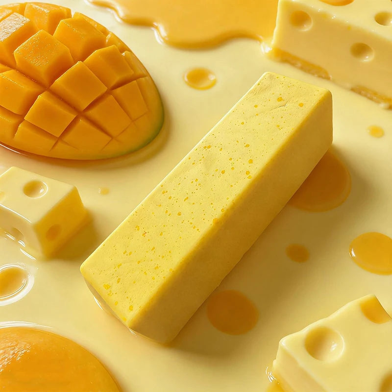 Cute Squishy Food Stress Toy – Slow Rise Butter, Cheese & Chocolate