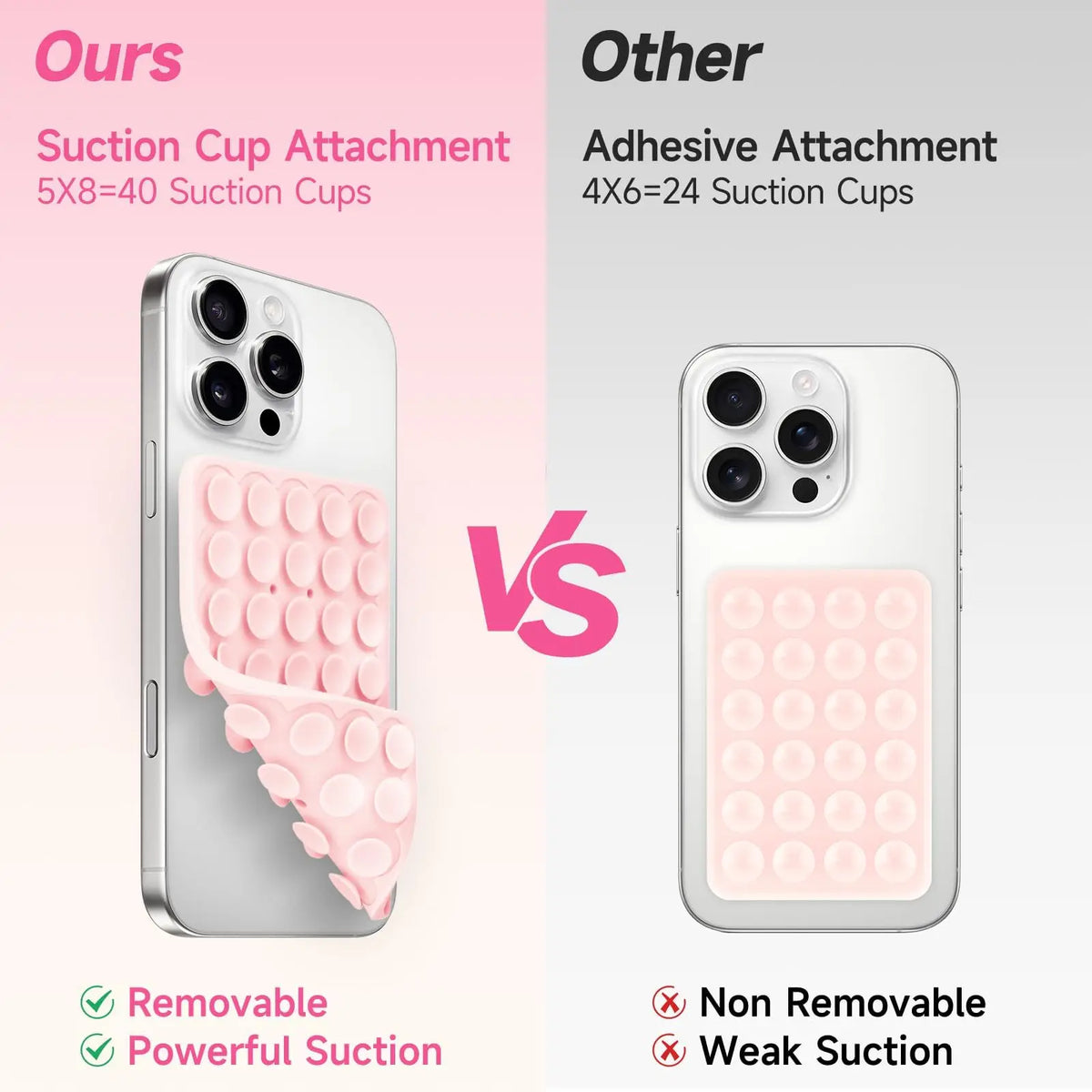 Silicone Phone Suction Mount- Anit-Slip Holder