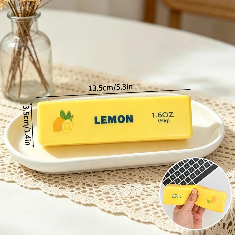 Cute Squishy Food Stress Toy – Slow Rise Butter, Cheese & Chocolate