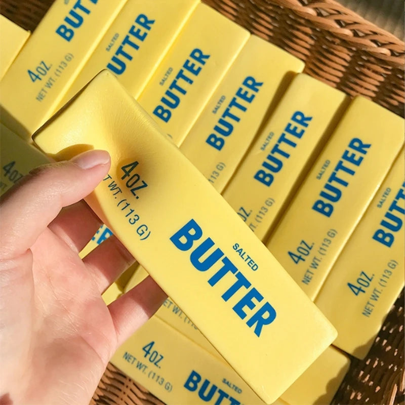 Cute Squishy Food Stress Toy – Slow Rise Butter, Cheese & Chocolate